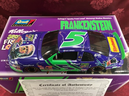 TERRY LABONTE #5 Kellogg’s 1997 Spooky Loops 1/24 Car HO & 1/64 Diecast Car SET - Picture 4 of 12