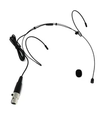 Double Earhook Headset Microphone w/ 3 pin mini XLR for VocoPro UDH Wireless