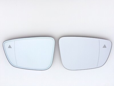 OEM BMW 5 G30 7 G11 8 G14 M5 M8 L+R SIDE VIEW MIRROR WIDE ANGLE GLASS BLIND SPOT
