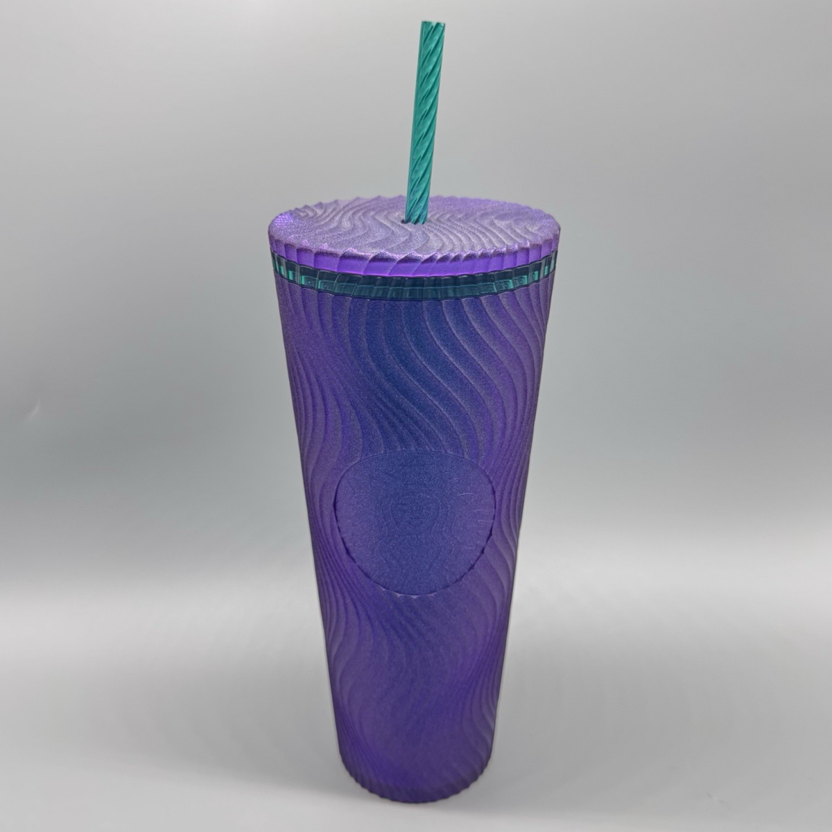 STARBUCKS 2025 Purple Green Swirl Siren 24oz Venti Tumbler Cold