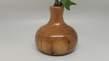 Weed Pot, made of elm wood , lacquer finish