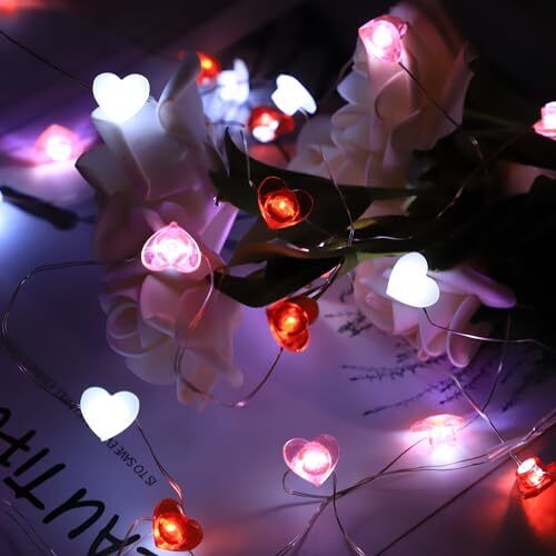 Valentine's Heart String Lights Decorations for Valentine's Day Mother's Day - Picture 6 of 7