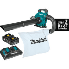 Makita XBU04PTV 18V X2 LXT Cordless Blower Kit (5.0Ah) w/ Vacuum Attachment