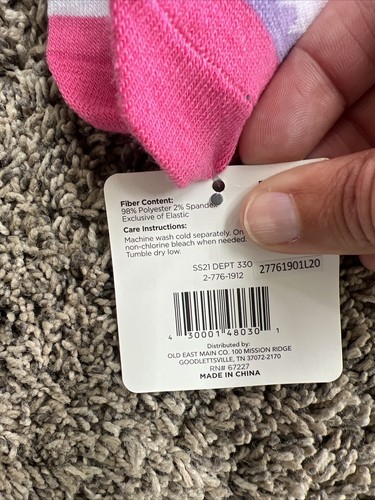 Girls Gripper Socks Shoe Size 9-2.5 (Love Gripper)- NEW - Picture 4 of 5