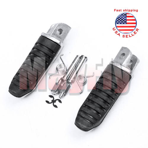 Front Rubber Footrest Peg Pedals Fit For GSF1200 GSF1250 Bandit GSX1300R B-King