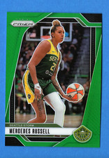 Mercedes Russell  2024 Panini Prizm WNBA Green Prizm Card #109 Storm
