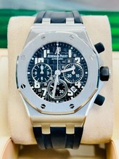 Audemars Piguet Royal Oak Offshore Chronograph 26283ST 37 Black Dial Steel Watch 2