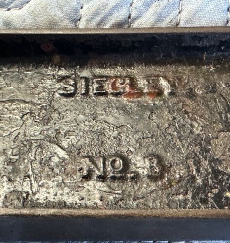 RARE Antique Vintage Siegley No. 8C Plane With Corrugated Sole - Picture 4 of 9