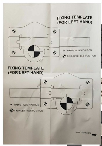 50 mm SEGURIDAD Doble Lanzamiento Largo Perno Puerta Bloqueo Garaje COBERTIZO 5 Llaves Y MANGO - Imagen 7 de 9