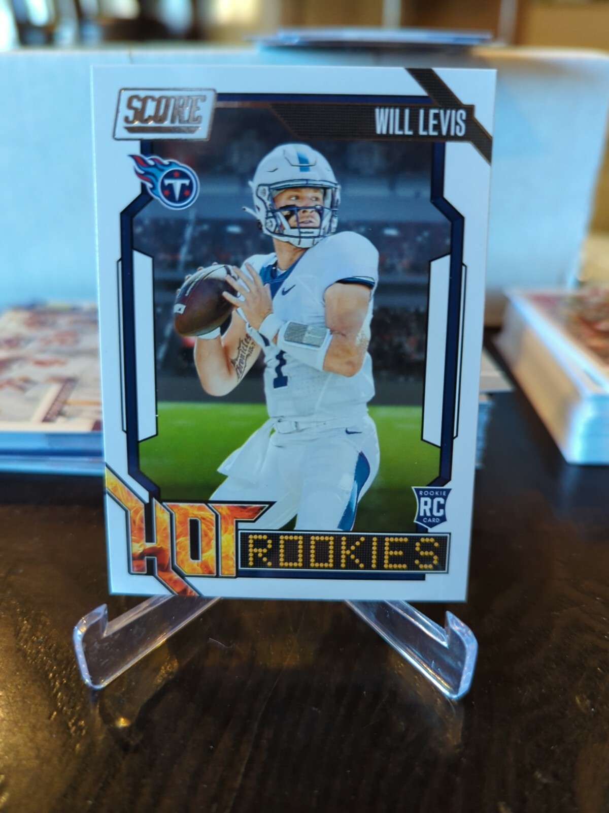 2023 Panini Score Will Levis #5 Tennessee Titans    Hot Rookies NFL Football