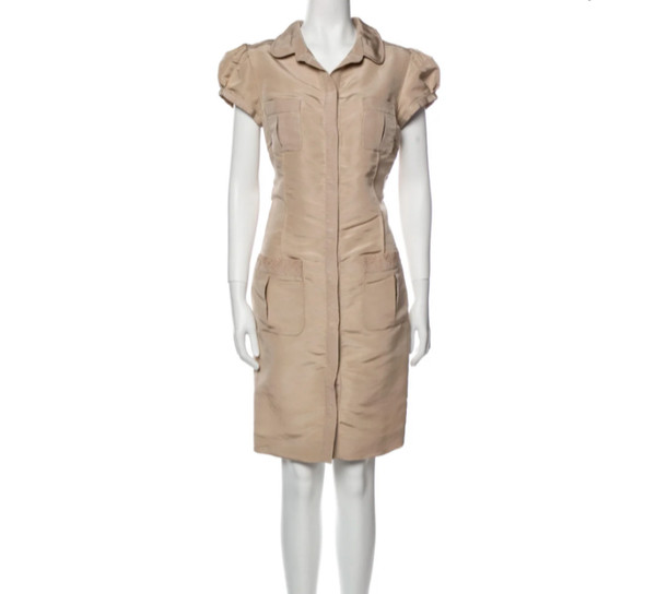 Silk Couture Starzewski Cocktailkleid - Desinger für Prinzessin Diana