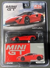 Mini GT McLaren Artura Vermillion 1/64 Red MGT00532