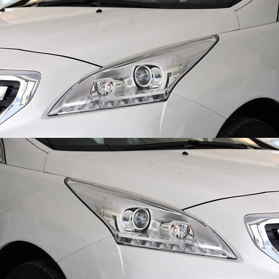 Estuche para pantalla de coche un par para Peugeot 3008 2013-2015 14 faros carcasa lente Foto 2 de 4