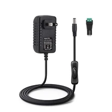 12v Power Supply With Switch For Led String Light Led Strip Light Led Neon Sign 