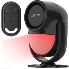 CPVAN 125dB Loud Motion Sensor Alarm with 328ft Remote Control