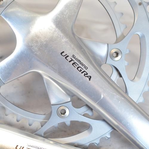 NEW* Shimano Ultegra 6600 10 Speed DOUBLE Crankset FC-6600 53-39 175mm Silver - Picture 2 of 6