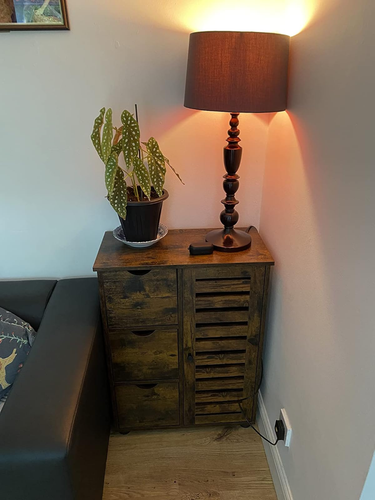 Industiral Bathroom Floor Cabinet Wooden Vintage Sideboard Storage Unit Drawers - Picture 3 of 19