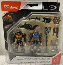Mega Construx Halo Brute Weapons Customizer Pack 57 Pcs New Free Shipping!