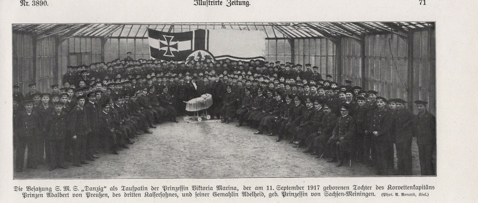 Crew SMS Danzig Godmother Princess Victoria Marina Photo Document from ...