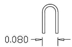 Cal Scale HO inUin Bolts pkg(20; .012in Wire) Large 513