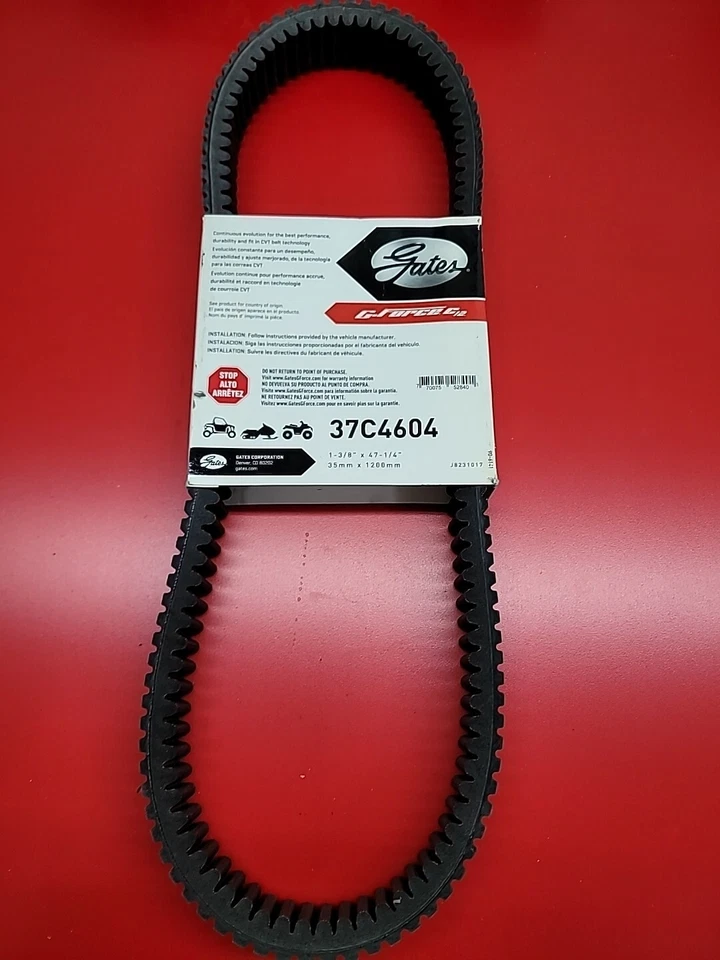 Gates G-Force 37C4604 CVT correa de transmisión Arctic Cat moto de nieve  Foto 2 de 2