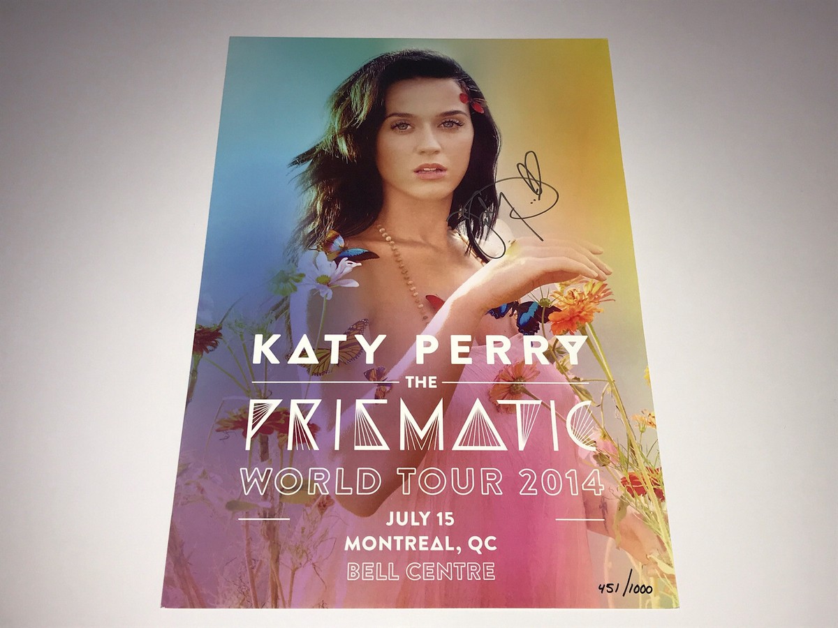 Katy Perry Rare Autographed Signed Limited Edition VIP Poster