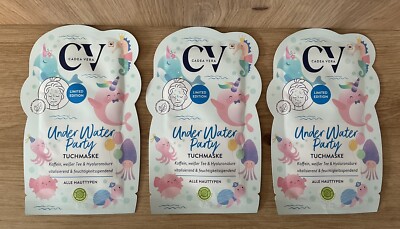 (4,00 /Einheit ) Cadea Vera CV Tuchmaske Under Water Party Set 3 Stück