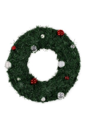 19 Inch Christmas Wreath for Front Door, Home Decor for Outdoor