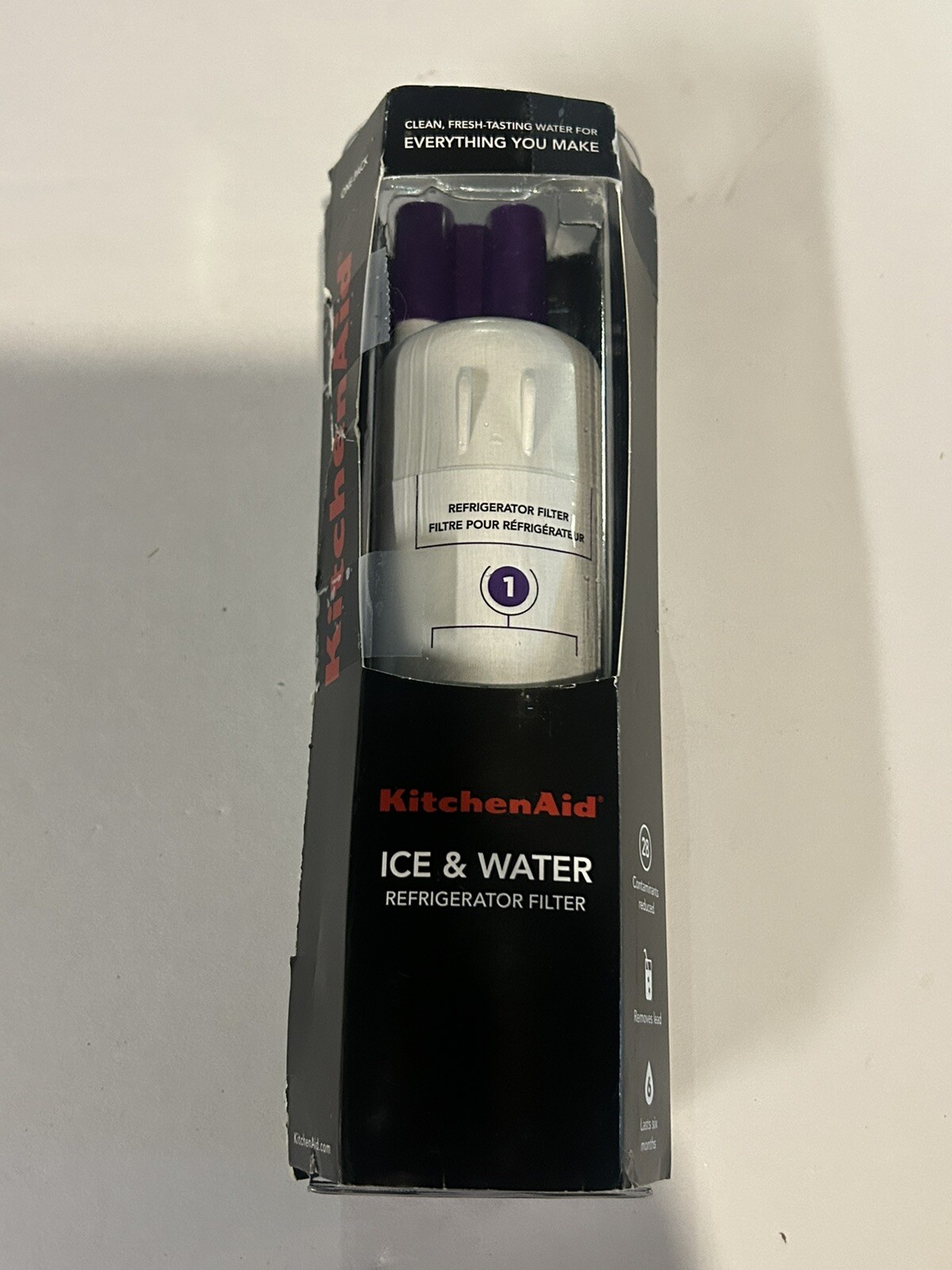 KitchenAid Ice and Water Refrigerator Filter 1 Replacement KAD1RXD1