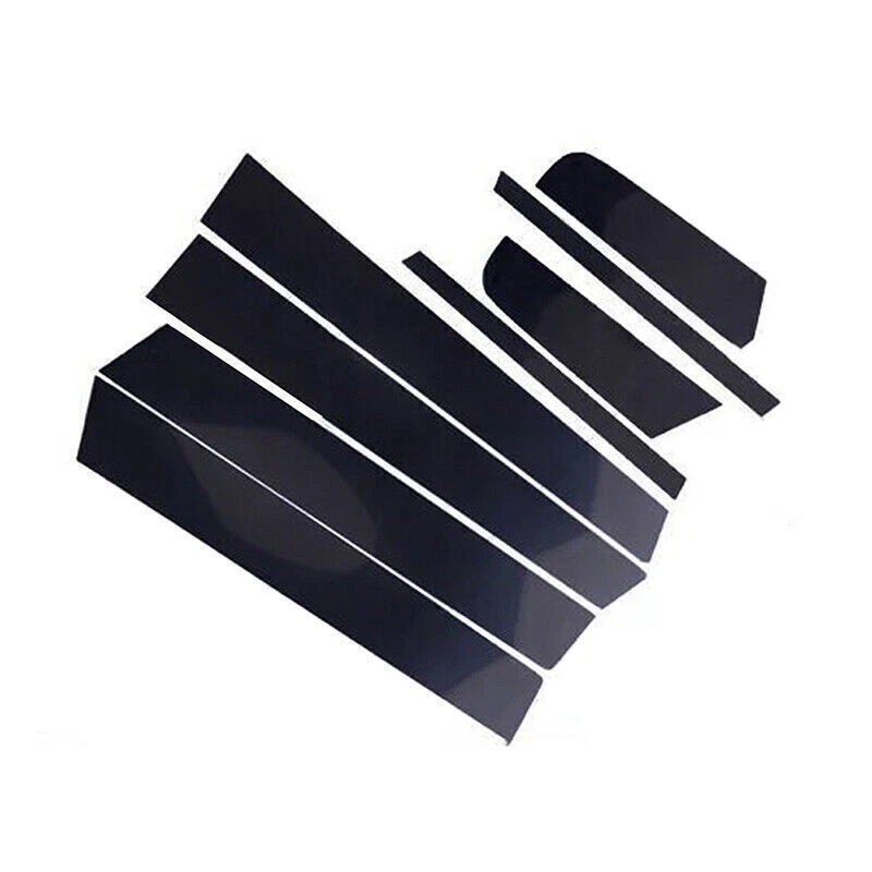 Kit de cubierta de calcomanía negra para postes de pilar de coche para Mazda 3 2006-2012 8x Foto 3 de 4