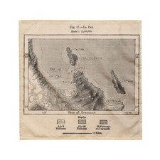 Mexico Gulf Bandana - La Paz - West of Greenwhich - 22 inch x 22 inch