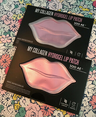 LOT OF 2 DK COSMETICS MY COLLAGEN HYDROGEL SUPER BERRY LIP PATCH SOO AE 