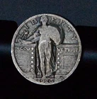 Old US 1926 Standing Liberty Silver Quarter  Actual Coin