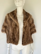 Vintage Mink Fur Stole Wrap - Damaged needs repair