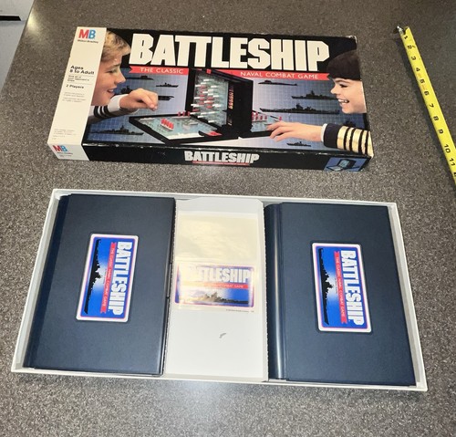 Vintage Battleship by Milton Bradley 1990 Board Game: Complete Set - Picture 5 of 13