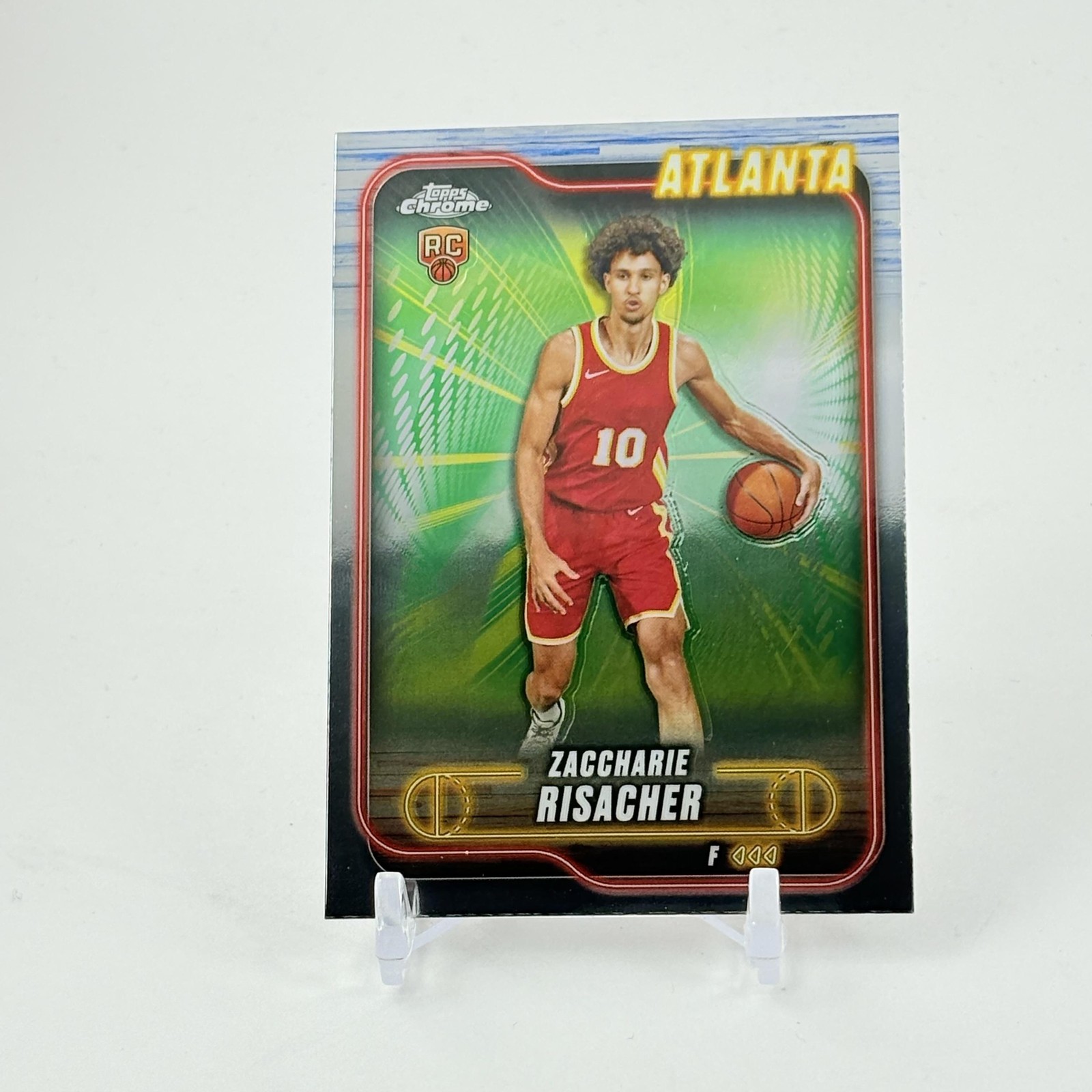 2024-25 Topps Chrome #169 Zaccharie Risacher