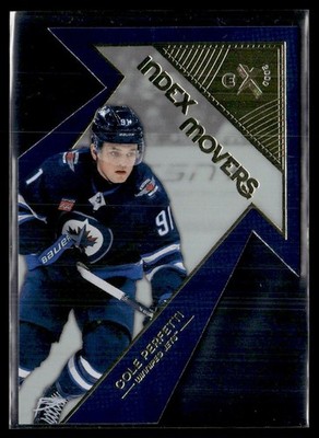2023-24 SkyBox E-X 2000 Index Movers Cole Perfetti Winnipeg Jets #IM-11