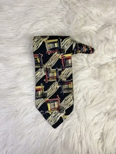 Camden Court Men’s Abstract Print Necktie Made in USA Vintage Style Tie