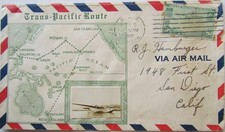 1939, CROSBY TRANS-PACIFIC CLIPPER COVER, USS DOBBINS, PEARL HARBOR, HAWAII