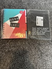 Brand New Office Stationary Boss Lady Circus Monkeys Sealed Planner Notebook