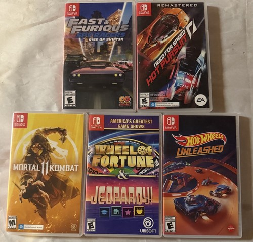 Nintendo Switch Konvolut mit 5 Spielen - GETESTET