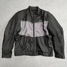 FirstGear Jacket Mens L Padded Hypertex Full Zip Pockets Biker Moto Motorcycle