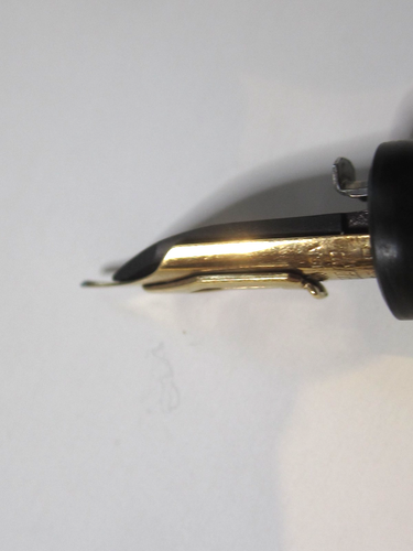 Vintage EVERSHARP Doric GOLD SEAL Fountain Pen #7 ADJUSTABLE Fine Nib - Picture 9 of 11