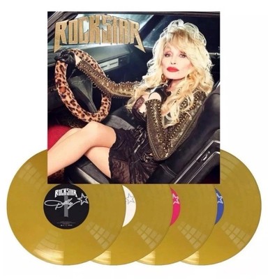Dolly Parton Rockstar Limited Edition 4 LP Metallic Gold Vinyl Boxed Set Target
