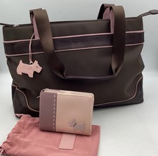 Radley London Sports Large Brown Tote Bag And Purse BNWT RRP £75 (WH)