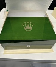 Boîte de montre Rolex verte 10 emplacements