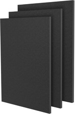 3 Pack Black ABS Plastic Sheet 12" x 16" 1/4" Thick 6mm , High Tensile and