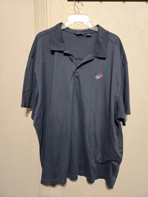 Dominos Pizza Polo Shirt In BLUE Sixe 4XL by Eddie Bauer