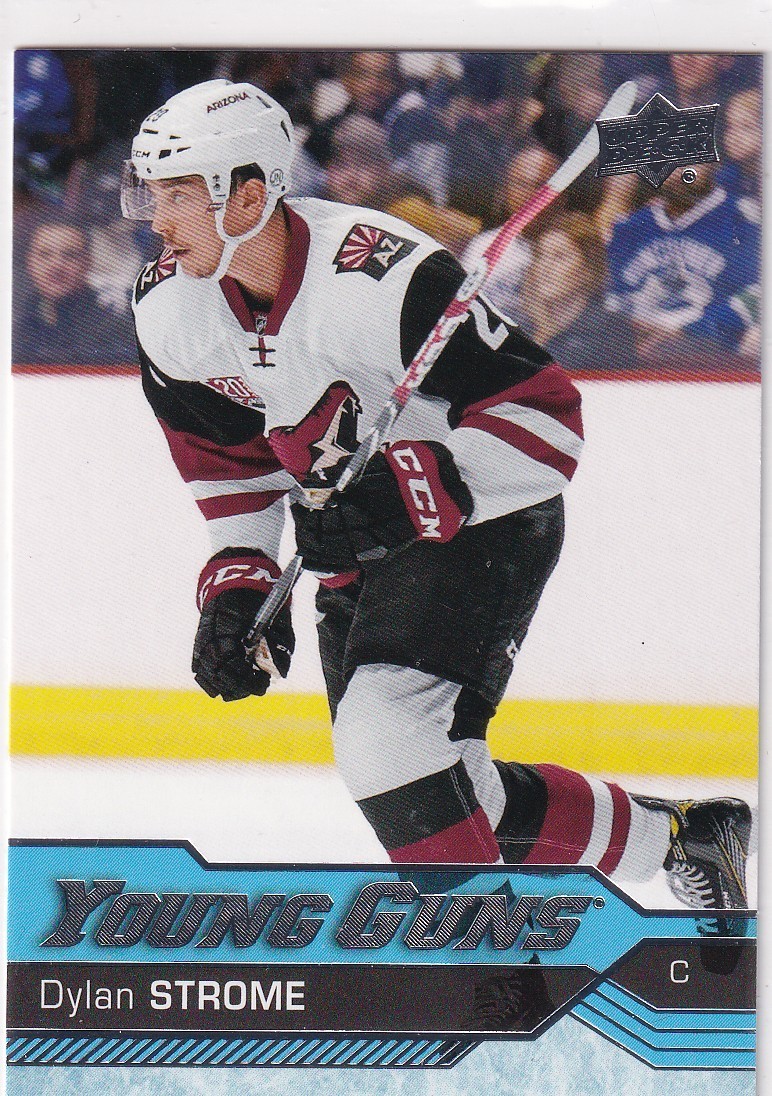 16/17 UD SERIES 2 DYLAN STROME YOUNG GUNS RC SP ROOKIE #498