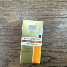 RoC Multi Correxion, Revive + Glow, Daily Serum + Vitamin C 1  fl oz New NWOB